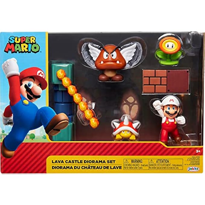 Jakks LAVA CASTLE DIORAMA SET, INCLUDES 5 PIECES,25 X 7,5 X 18 CM - Image 1